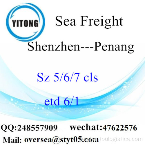 Shenzhen-Hafen LCL Konsolidierung nach Penang